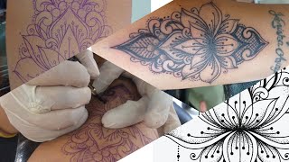 Got inked by a first timer - Mandala Tattoo - Lotus Mandala Tattoo