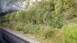 Train from Villach to Salzburg. Austria. 2015-09-21