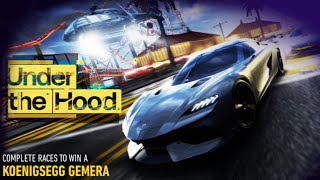 Koenigsegg Gemera DAY 1 NFS No Limits Under the Hood Gameplay Walkthrough