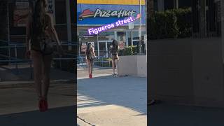 👯‍♀️🇺🇸 Figueroa street #shortvideos #usa #viralvideos #shorts 09/10/2024