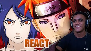 REACT - Rap Konan e Nagato/Pain | Felícia Rock - 7 Minutoz