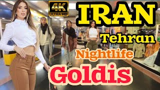 IRAN 🇮🇷 Tehran Nightlife Goldis Shopping Center تهران مرکز خرید گلدیس صادقیه