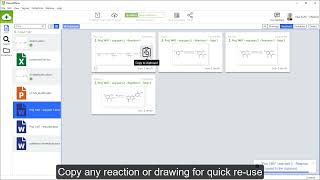 Save Time, Reuse Chemical Drawings