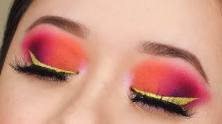 Sunset Smokey Eyes: Morphe x Jaclyn Hill Vol 2 Eyeshadow Palette Tutorial | Valentina Truong