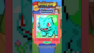 Pokemon Bulbasaur | DIY Pixel Art! at Unlispace Starving Artists #shorts