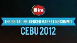 Digital Influencer Marketing Summit - Cebu 2012 | Ben Francia