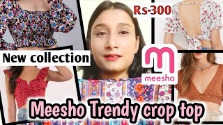 Meesho Trendy Crop top|| New collection|| Rs-300|| Meesho crop top haul|Meesho top haul| Meesho