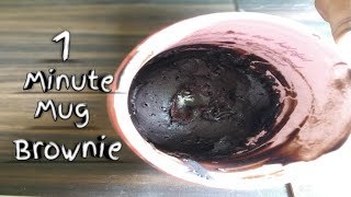 Mug Brownie | 1 minute Mug Brownie in Microwave | Chocolate Mug Cake Recipe | Microwave Mug Brownie