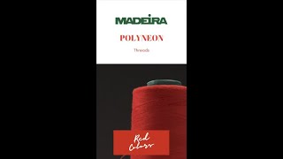 Red Colors, Polyneon Machine Embroidery Thread by MADEIRA