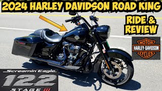 2024 Harley Davidson Road King Special Test Ride and Review - Stage 3 Screamin Eagle Kit with a 122