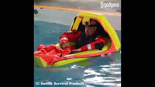 SWITLIK ISPLR inflatable life raft #gigadgets #sailing #maritime #rescue #survival