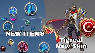 New Items & New Skin Tigreal | MLBB