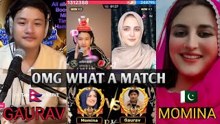 OMG WHAT A MATCH - Gaurav rai and Momina khan Big Match | gaurav rai vs momina khan