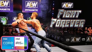 AEW Fight Forever | Gameplay | Intel Core i5 1135g7 | Iris Xe Graphics