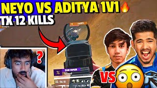 Soul neyo vs Tx aditya 1v1😱👉 Tx 12 kills domination in final day😍😍