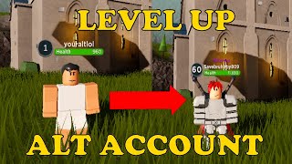 How to level up your alt account FAST | Roblox Adventure Up