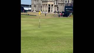 Bryson DeChambeau almost eagles 18th @St Andrews Open Championship 2022