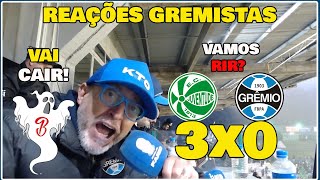 VAMOS RIR? REAÇÕES GREMISTAS - JUVENTUDE 3x0 GRÊMIO "DEU ATÉ DÓ"