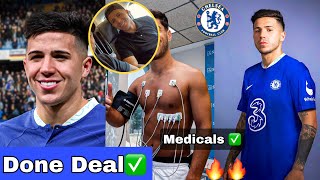 Enzo Fernandez to Chelsea is Done✅ Medical Test Ongoing🔥Enzo arrives in London in Private Jet!