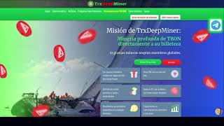 Hoy Reinvierto $146 en Tron dentro de Trx Deep Miner (agosto 2024)