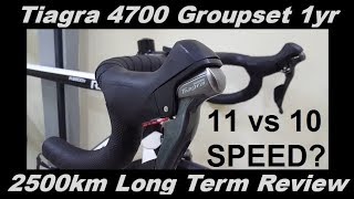 Shimano Tiagra 4700 groupset Long Term Review!! 1 year, 2500km, 10 or 11 speed groupset?