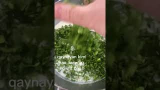 АЗЕРБАЙДЖАНСКИЙ СУП ДОВГА!!!КЕФИР,ЯЙЦО,ЗЕЛЕНЬ!!DOVĞA!!AZERBAIJANI SOUP WITH GREENS,EGGS AND YOGURT!!