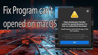 How to Open an Unidentified App on macOS