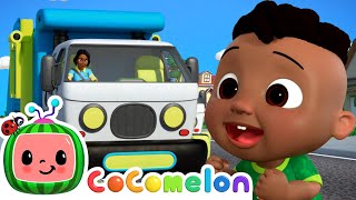 Wheels on the Bus - Recycling Truck Edition!  | Cody and Friends! Sing with CoComelon