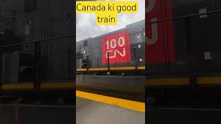 क्या कभी देखी है ऐसी मालगाड़ी 🚂🚂। #canada #train #shorts