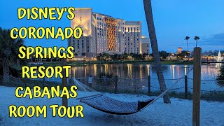 DISNEY'S CORONADO SPRINGS RESORT CABANAS ROOM TOUR