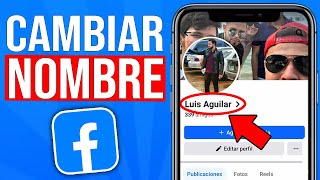 Cómo le CAMBIO el NOMBRE a mi FACEBOOK (2024) l Cambiar Nombre de Facebook