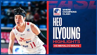 Game Highlights: Seoul SK Knights' Heo Il Young 26-Point Game vs. Meralco Bolts