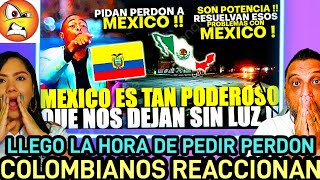 EL KARMA EXISTE COLOMBIA APOYA A MEXICO Y LE QUITA LA ENERGIA A ECUADOR NOBOA DESESPERADO PIDE AYUDA