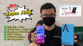 Oppo A96 256GB + 13GB Ram 90Hz Snapdragon 680 Battery 5000mAh Malaysia Rm1299 Unboxing dan Review