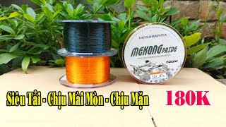 Dây Câu Mekong Pride 500m Siêu Tải - Chịu Mài Mòn - Chịu Mặn Tặng Kèm Khóa