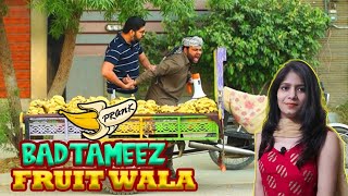 Indian Reaction On P4 Pakao Prank | Badtameez Fruit Wala | Poonam Reacts