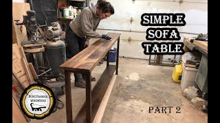 Sofa Table || Woodworking Projects [How-To]