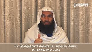 57. Благодарите Аллаха за милость Сунны - Ринат Абу Мухаммад