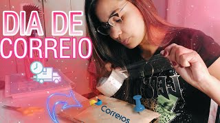 VLOG TRABALHANDO NA MINHA LOJA ONLINE | LEVANDO NO CORREIO A VENDA