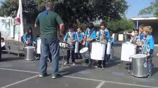 Percussion Jam at School Testing Kick-off Assembly