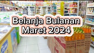 Belanja bulanan Maret 2024 | Grocery shopping