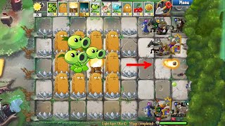 Citadel | 1 Threepeater vs 999 Zombies | Plants vs. Zombies Dark Ages