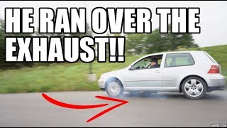 MK4 GTI BURNOUT CAUSES MAJOR DAMAGE!!!