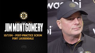 Montgomery Provides Updates Following Practice in Florida