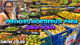 PRIMEIRO HORTIFRUTI DO MÊS DE NOVEMBRO PARA CASA NOVA - MOSTREI VALORES DE TUDO.🤑🛒