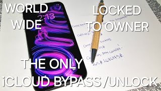 The Only iCloud Bypass/Unlock Any iPhone Locked to Owner World Wide Video You Need to Watch!✔️