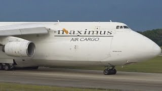 Maximus Air Cargo Antonov An-124 UR-ZYD landing & takeoff at Geneva/GVA/LSGG