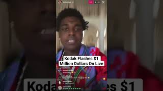 Kodak Just Flashed 1 Million Dollars On Live😳