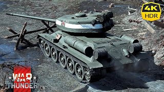 WAR THUNDER | USSR T-34 100 | No Commentary Gameplay [4K60FPS]