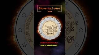 Slovenia 2 euro, 2020 - 500th Anniversary - Birth of Adam Bohorič